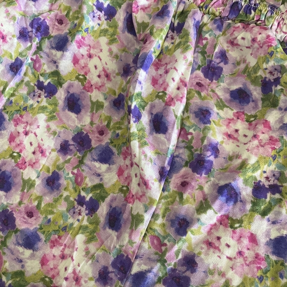 Jacquie The Label Lavender Floral Wide Leg Palazzo Jumpsuit - Picture 5 of 12